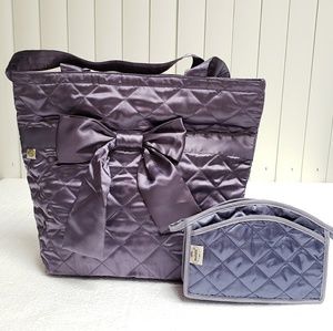 Nara Ya Satin Shopper Bag and Pouch